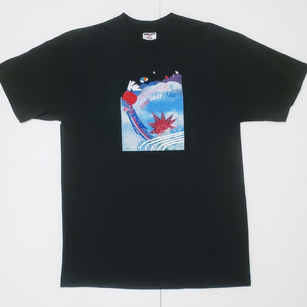 Jerzees New York City Graphic T-Shirt  Size L